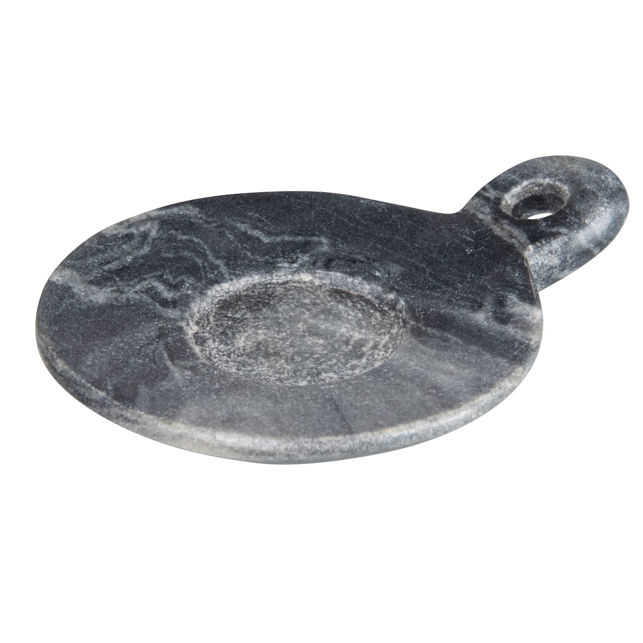 Hello Honey® Hand-Carved Marble Dish with Handle